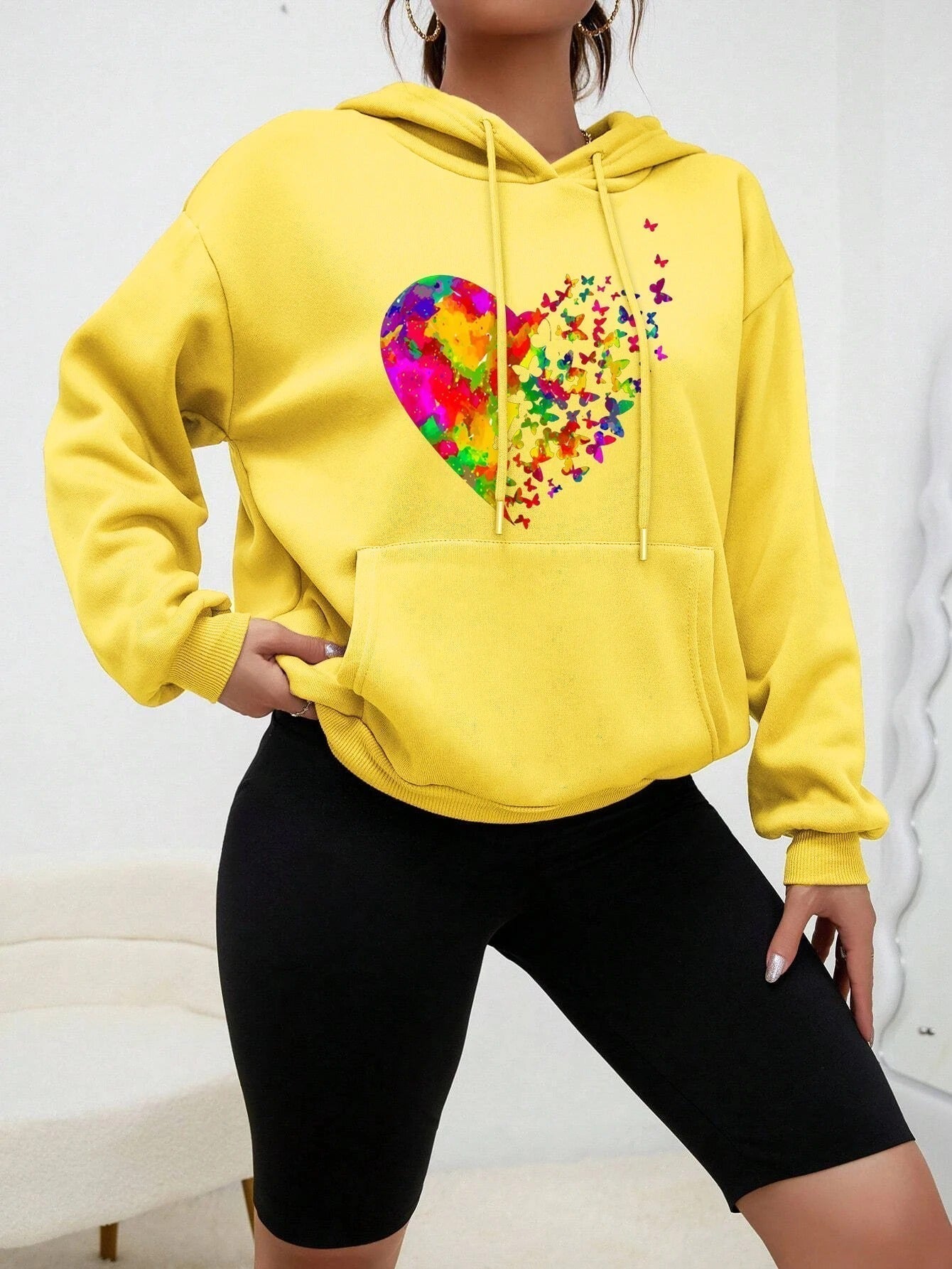 Raven® | Bedruckter Kapuzenpullover