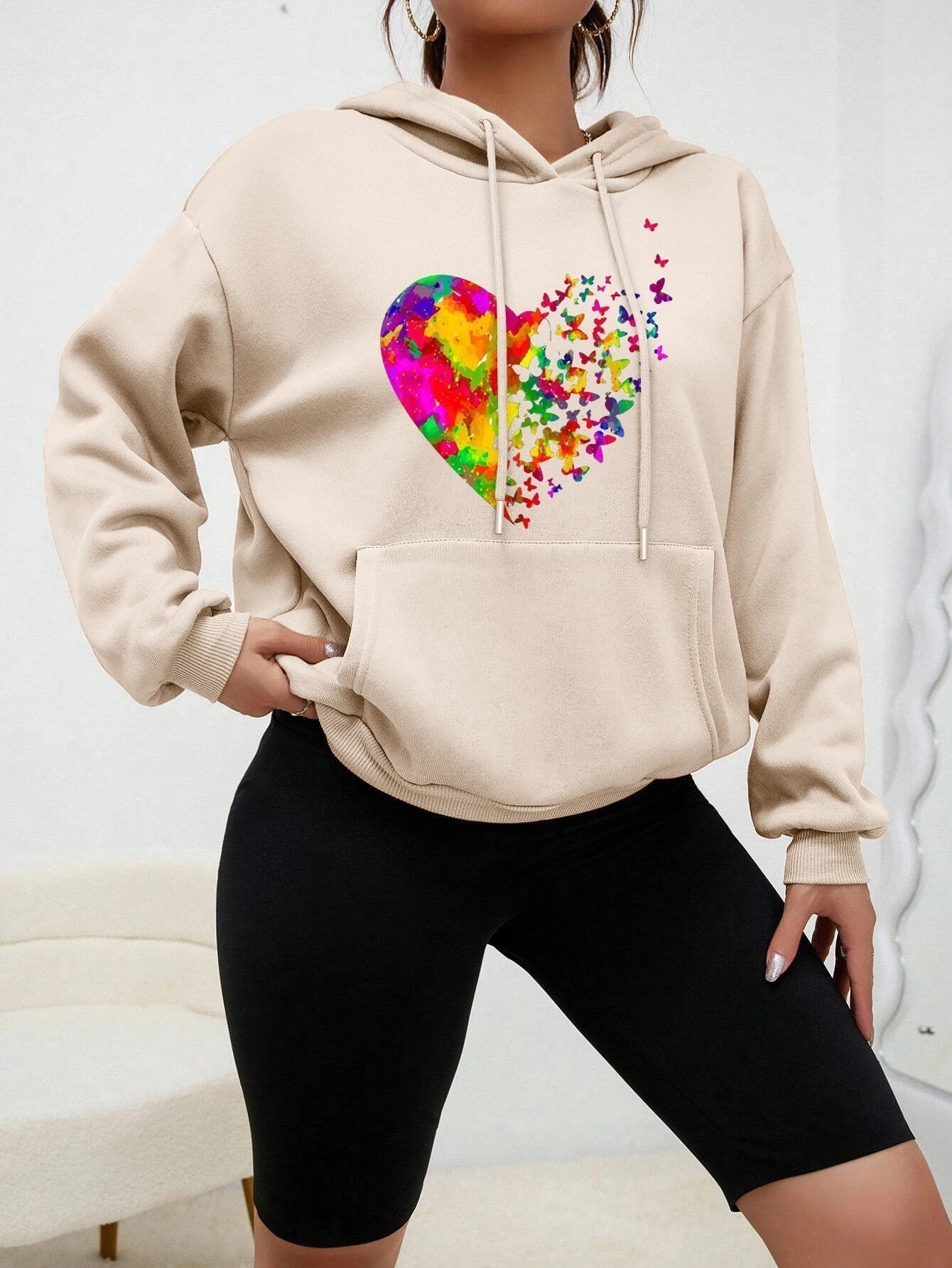 Raven® | Bedruckter Kapuzenpullover