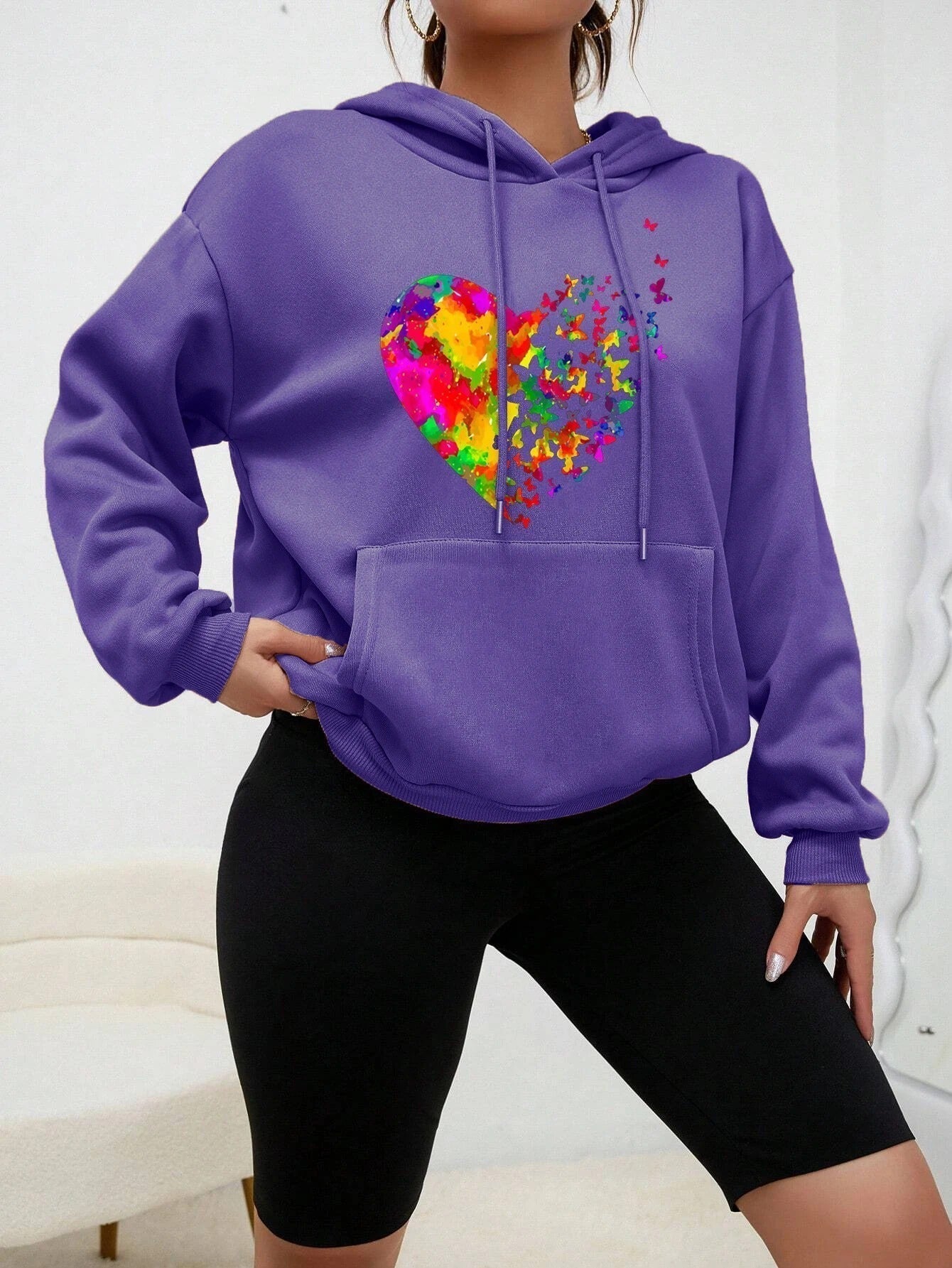 Raven® | Bedruckter Kapuzenpullover