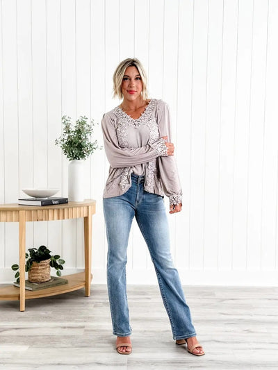 Roswitha | Hochgeschnittene Gerade Jeans