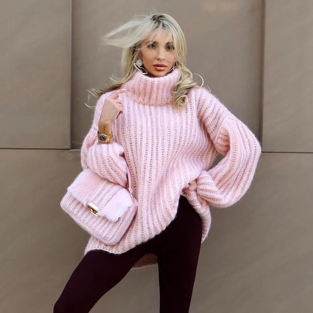 Trendiger Pullover in Übergröße für Damen