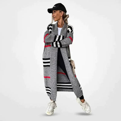 Amina | Mühelose und trendige Winter-Strickjacke