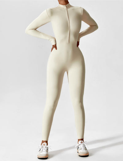 Lina | Nahtloser Full-Zip Bodysuit