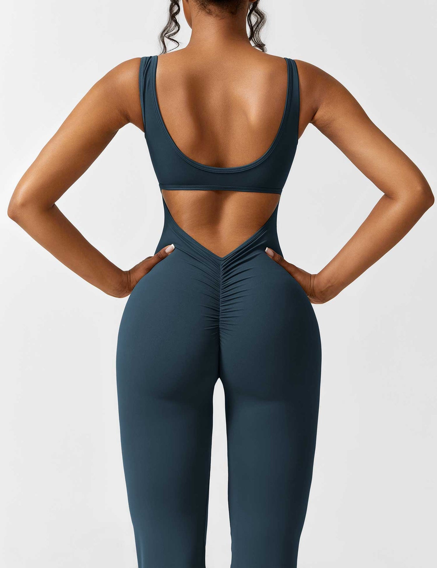 Sienna | Rückenfreier Flare-Jumpsuit