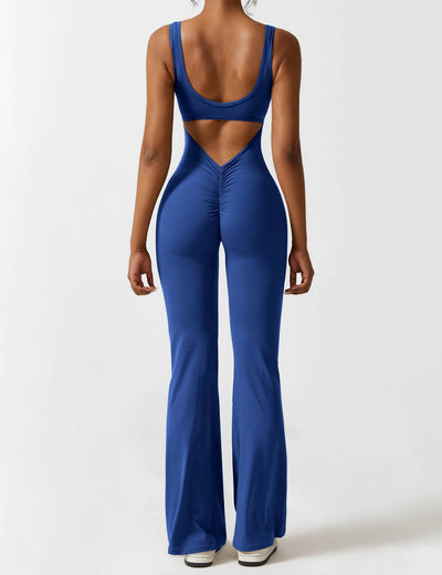 Sienna | Rückenfreier Flare-Jumpsuit